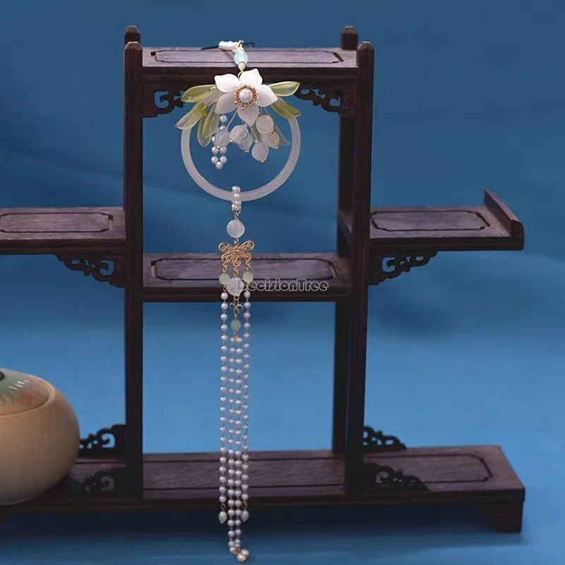 2025 Číňania dekorácie Hanfu Dekorácie PAIST PRÍSLUŠENIE TANG COSTUME Príslušenstvo Staroveký štýl prívesok Qipao Long Tassel Accessories B248