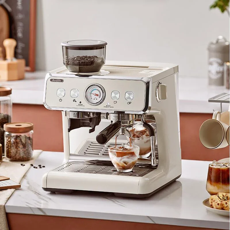 20bar elektrický espresso taliansky kávovar stroj s mlynovým mliekom Frotter Home Latté cappuccino kapsula Barsetto BAE02S