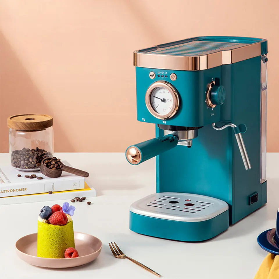 20bar espresso kaviareň Domácnosť Malý taliansky kávový výrobca poloautomatické parné mlieko Frotter