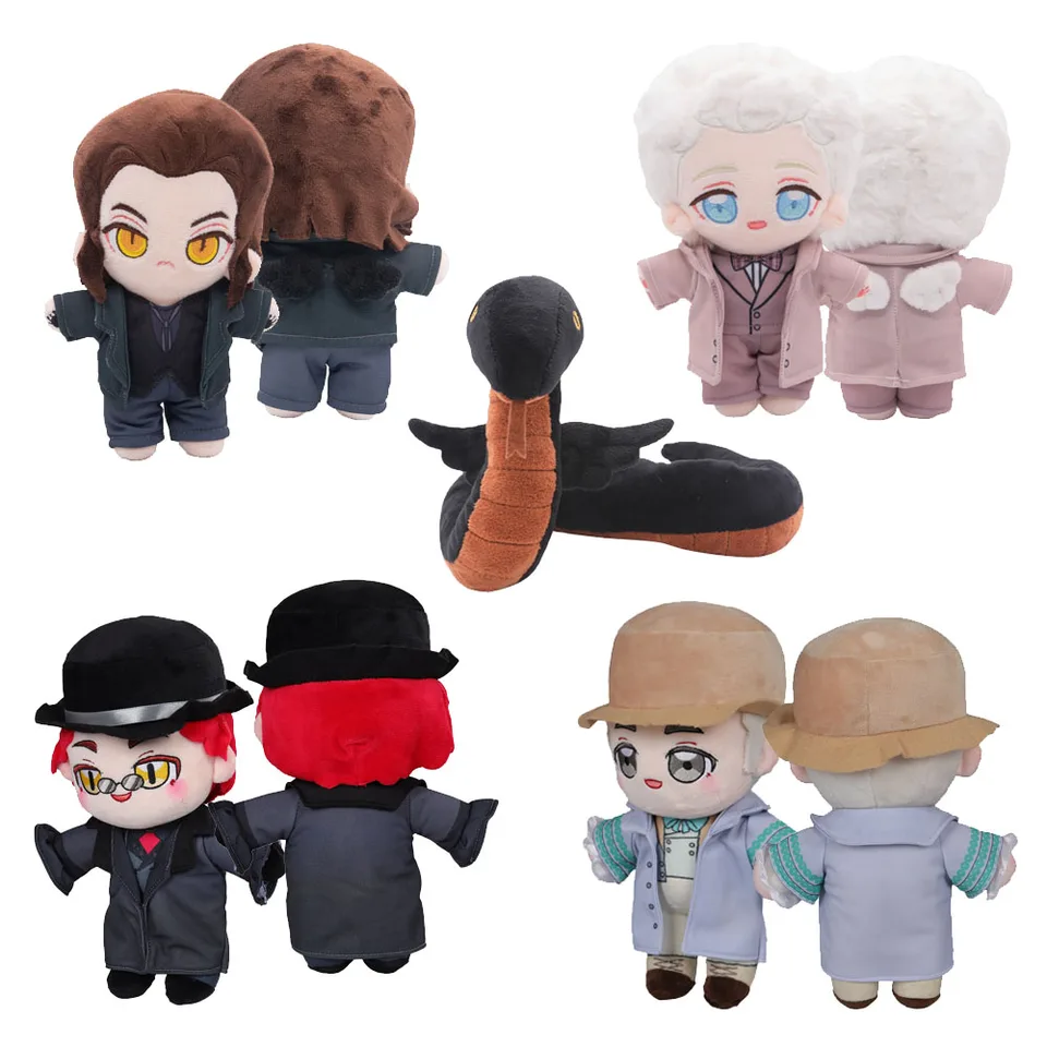 20cm Devil Crowley Angle Aziraphale plyšová televízia Dobrý cosplay amimy plnené rekvizity maskot narodeniny darčeky dekorácie detský kostým príslušenstvo