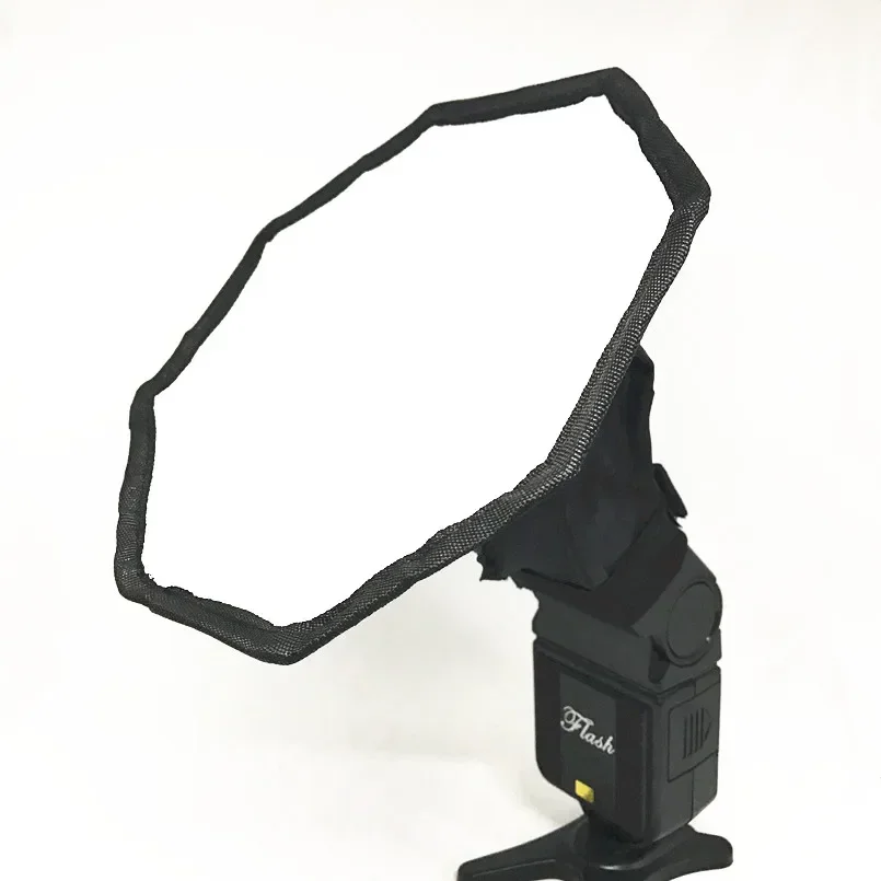 20cm Octagon Universal Mini Softbox Flash Difuser Prenosný fotoaparát na špičke 8 štvorcových fotografií Soft Soft Stan pre fotoaparát