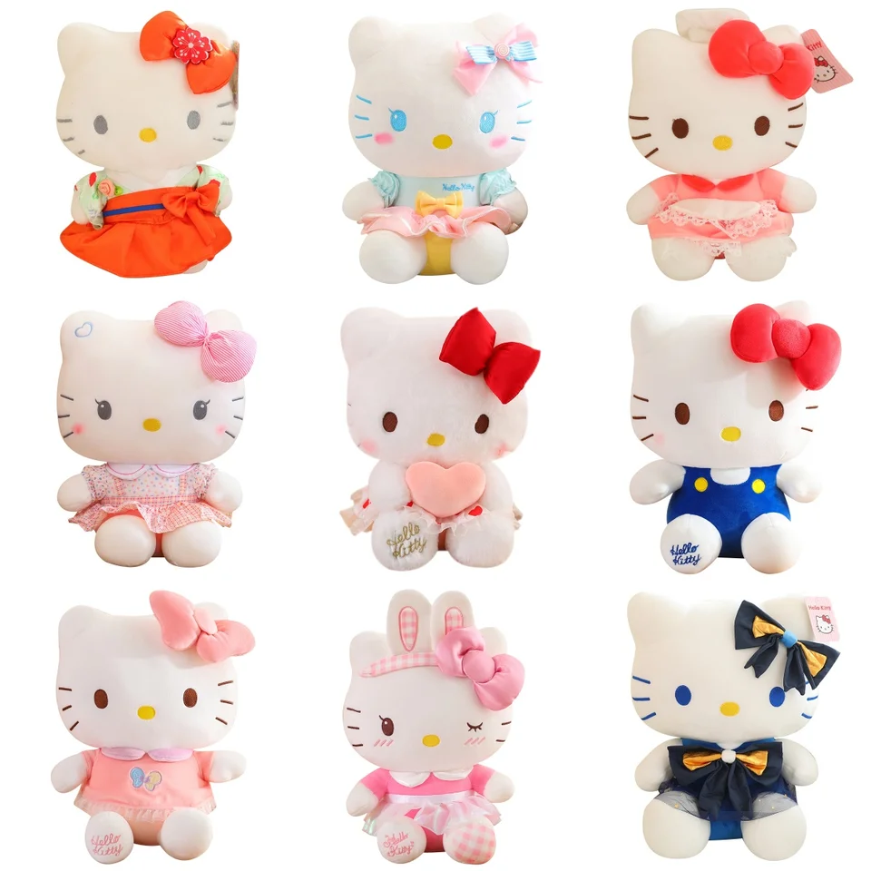 20cm Sanrio Hello Kitty Anime Kuromi My Melody Plyš Hello Kitty Hračky Soft Hračky Soft