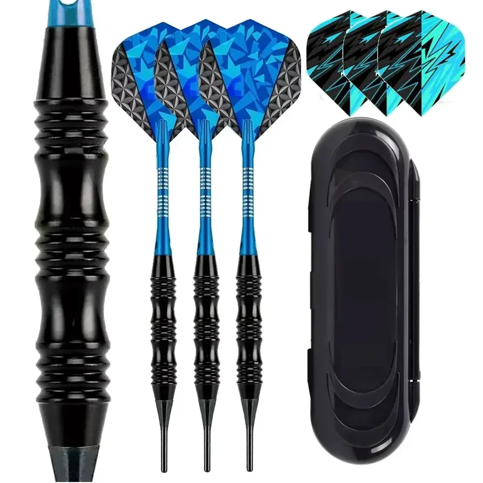 20G Professional Level Entertainment Competition Dart Set Standard Square Darts Lets Professional Soft Plast Tips Set