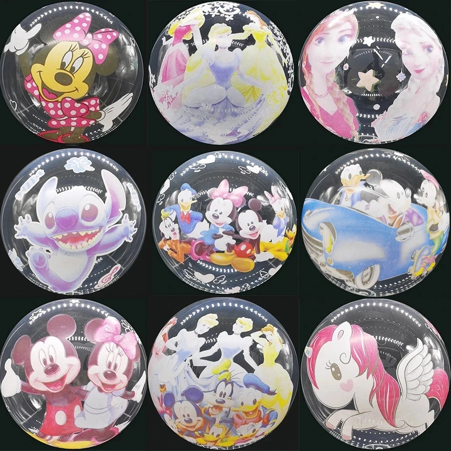 20inch Transparentný bobo bublinový balón Clear Mickey Minnie Spider