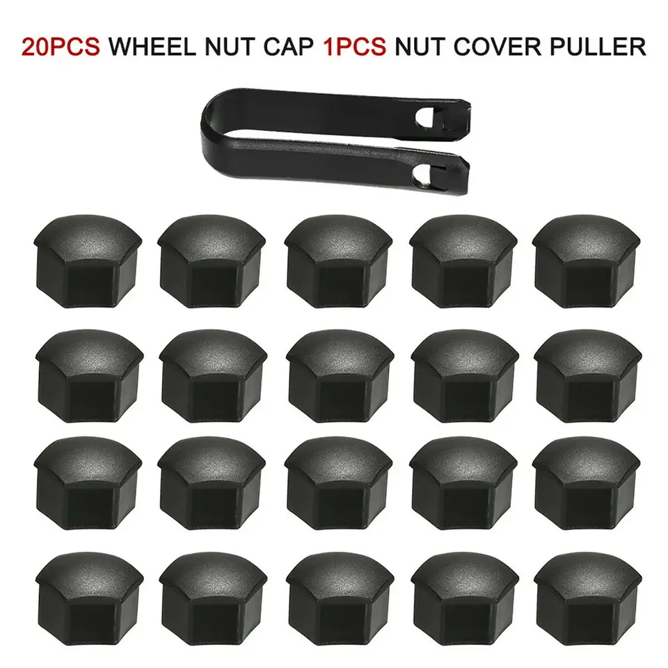 20ks 21 mm plastové autá Pneumatické pneumatiky RIM COLES CAPLE CAPS skrutky skrutiek a 1pc odstraňovanie sťahovacích klipov Príslušenstvo pre TESLA Model 3
