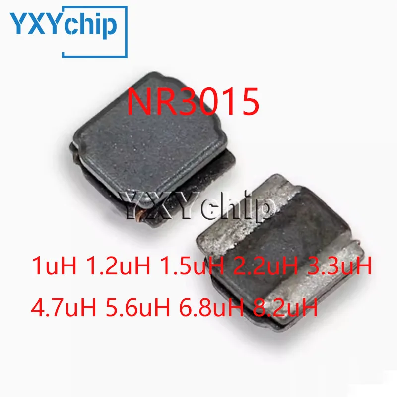 20ks 3*3 SMD Magnetic Shield Incuctality NR3015 1UH 1,2UH 1,5UH 2,2UH 3,3UH 4,7UH 5,6UH 6,8UH 8,2UH Vysoký prúd