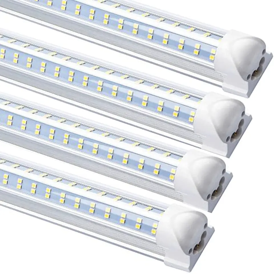 20ks 8 stôp LED žiarovky 120 W 8foot LED SELLE Svetlo trubice T8 T12 V Fluorescenčné náhradné garážové osvetlenie Garážové osvetlenie 6000K