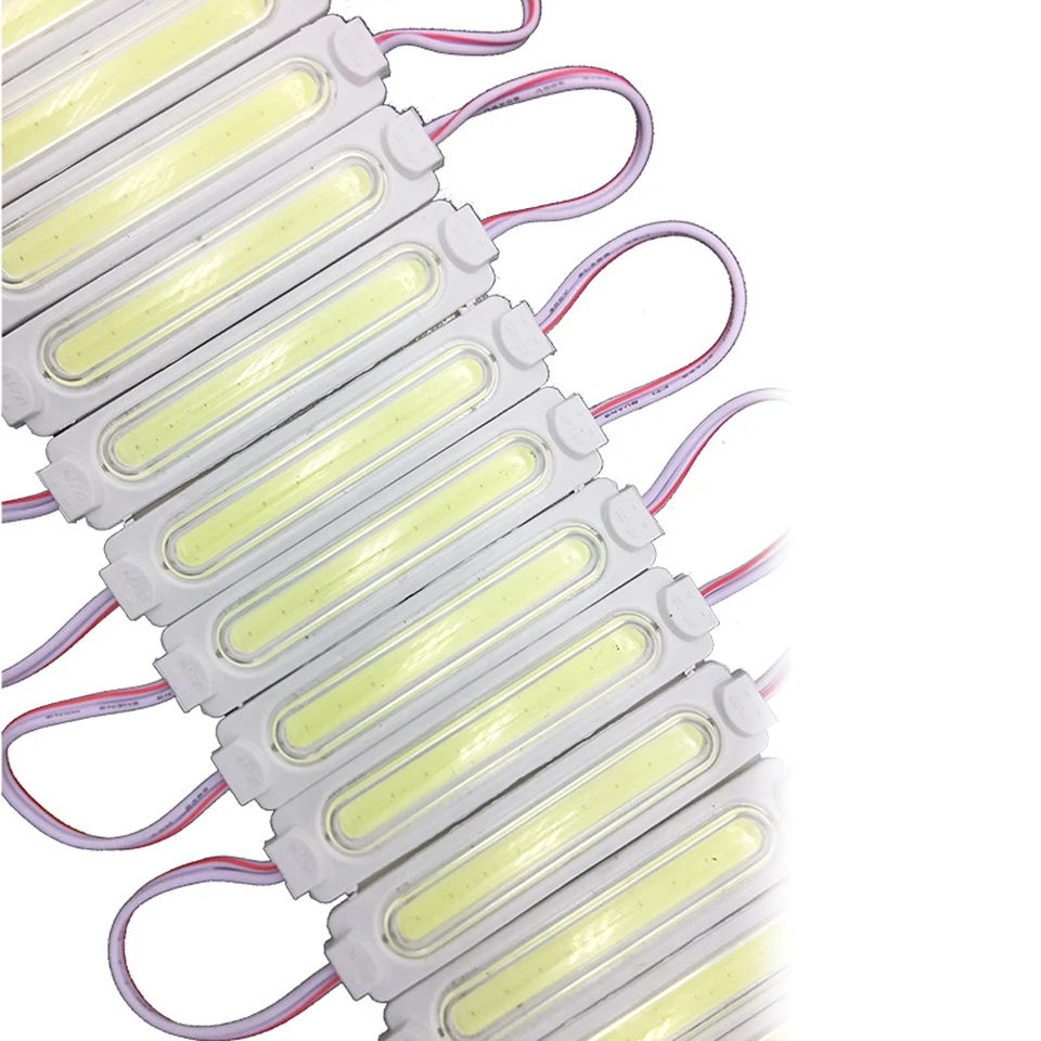 20ks COB LED modul 12V 24V Super Bright Car Modul Modul pre reťazec podsvietenia LED podsvietenia inzercie svetlo