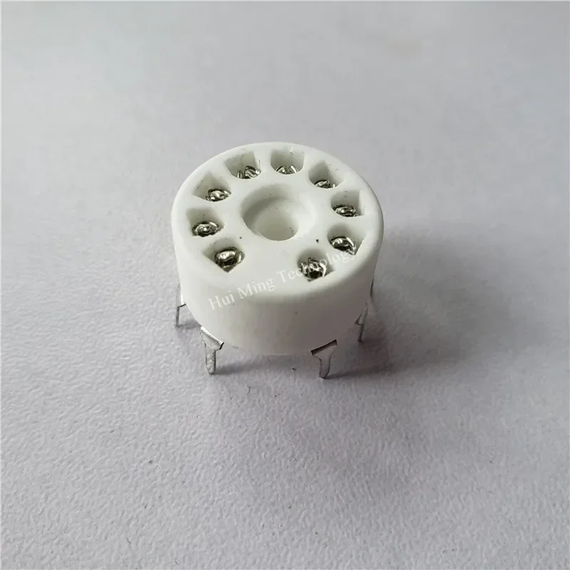 20ks keramická rúrka držiak trubice GZC9-A Small 9-Pin výstup pre 12AX7 12AU7 E88CC 6922 ECC83 6P14 6N2 zosilňovač