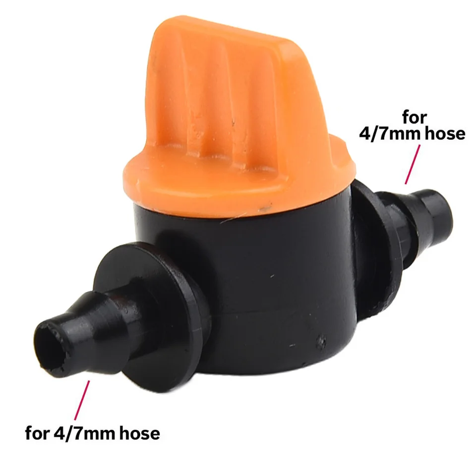 20ks kontrolné ventily Poľnohospodárske kvetiny pre 4/7 mm hadicu zavlažovanie trávnika regulujú predaj toku vody Užitočný
