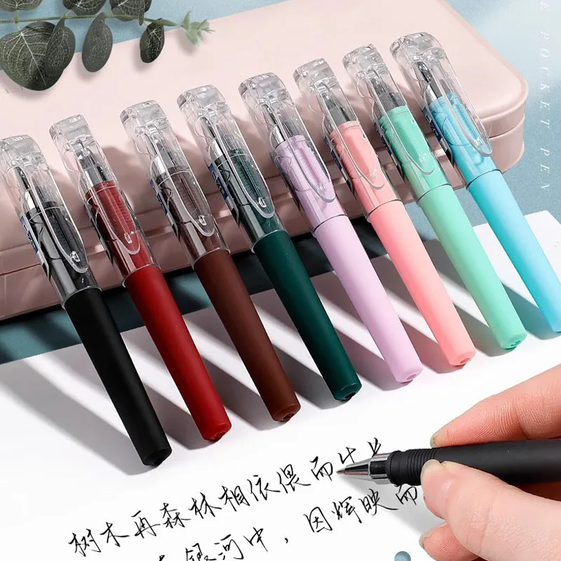 20ks/veľa prenosné kancelárske potreby Mini gélové pero 0,5 mm čierny atrament macaron Morandi Color Color neutrálne perá písacie služby Office School Supplies