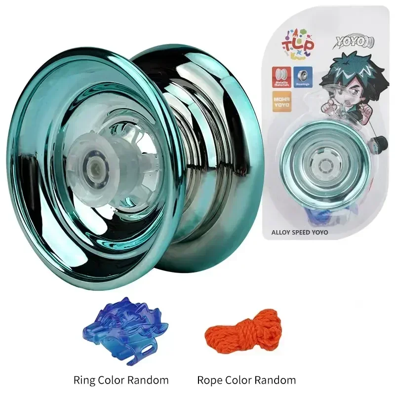 20ks vianočné profesionálne hliníkové kovové yoyo pre deti a začiatočníkov. Metal yo yos pre deti a dospelých s You Yo Accessories