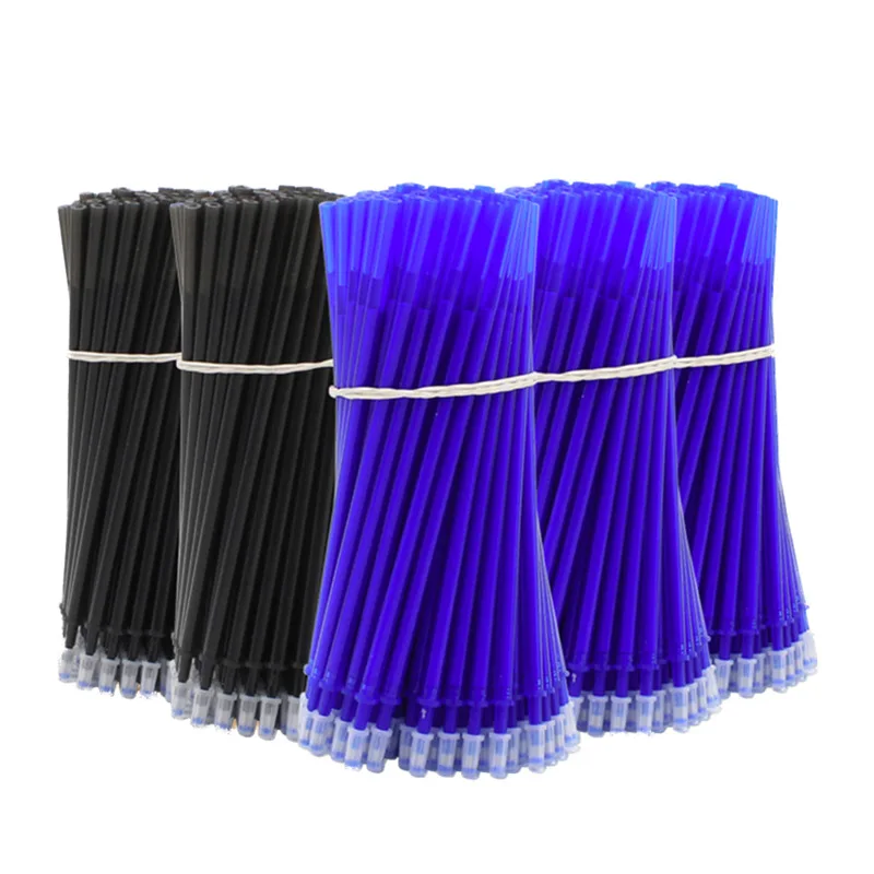 20ks vymazovateľné doplňovanie pera Magic Gel Pens Washable Ruck Rukoväť 0,5 mm modrého čierneho atramentu kancelárske školy