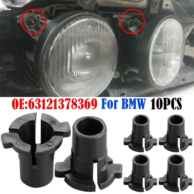 20ksové nastavovacie sponky na svetlomet Svietiteľa automobilu 20ks upevňovacia držiak 63121378369 pre BMW E46 3 5 6 7 8 Series E30 E30 E34 E24 E32 E31