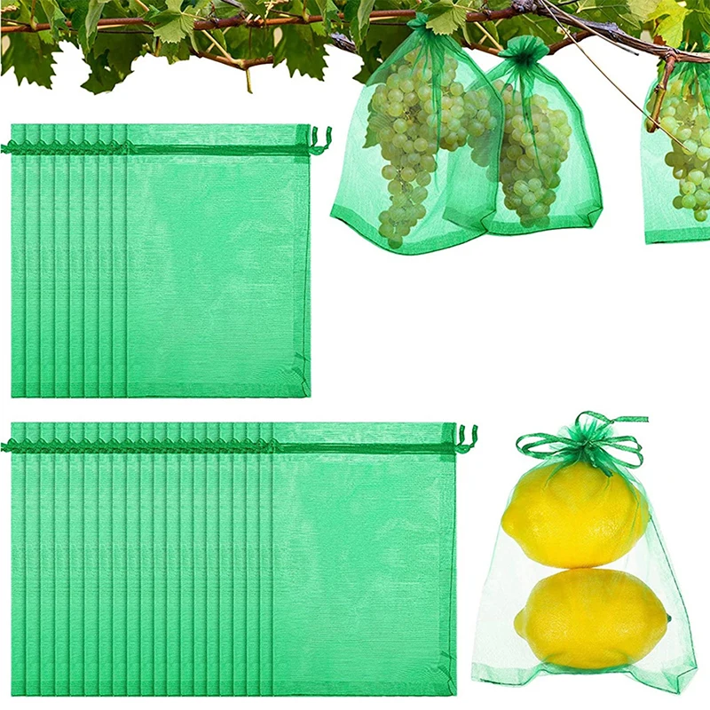 20ksové ovocie ovocné vrecko Strawberry Hrozno ovocie Rast vrecká Priedušné sieťové sieťa
