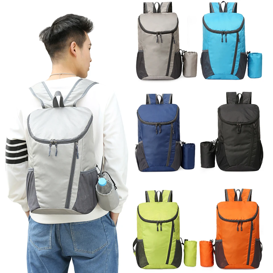 20L skladací horolezectvo vrecko Vodotesný ultrasigh outdoor Rucksnack batoh veľkým kapacitou cyklistický deň športových batohov pre vonkajšie športy