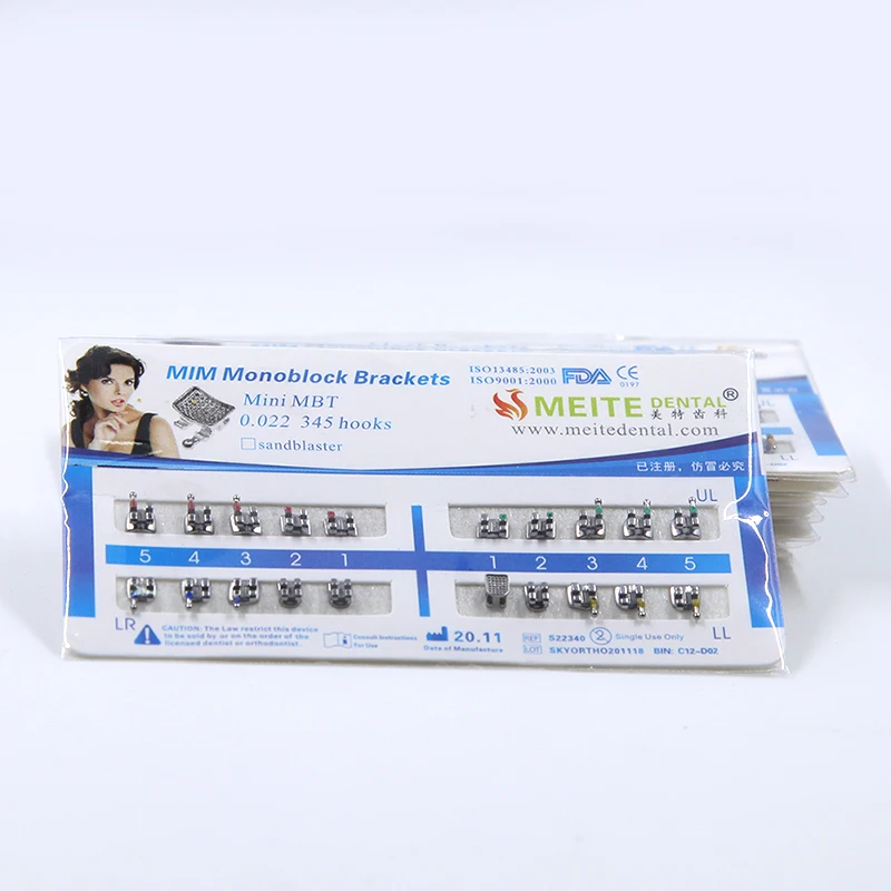 20pack/400ks MIM MONOBLOCK MINI MBT 345 HOOK 022 Slot Kovové držiaky