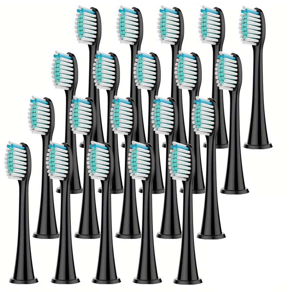 20pack náhradné hlavy zubnej kefky, vhodné pre Philips Sonicare, profesionálne elektrické hlavy zubnej kefky, kefové hlavy vhodné