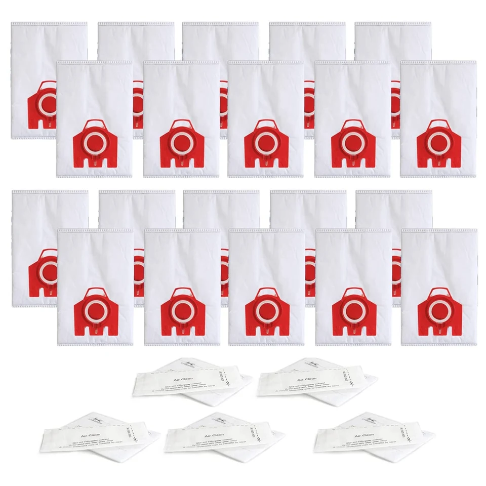 20pack náhradný fjm 3D účinnosť prachového vrecka pre Miele S200, S300, S600, S4 S6 Compact C2 C1 Serie Canister vysávač