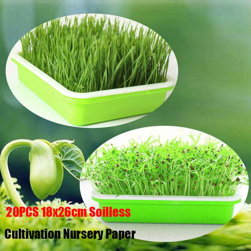 20pcs 18x26cm Soilless Cultivation Paper pre klíčku klíčanie klíčenia