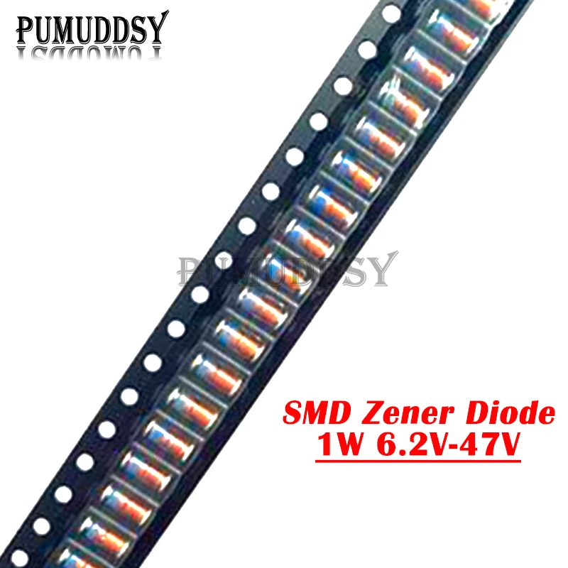 20pcs 1W Zener Dióda SMD Dióda ZMM5V1 ZMM3V0 3V3 3V9 4V7 5V1 7V5 8V2 10V 12V 15V 16V 18V 20V 24V LL41 3,3V 3V3 33V 43V 47V 15V