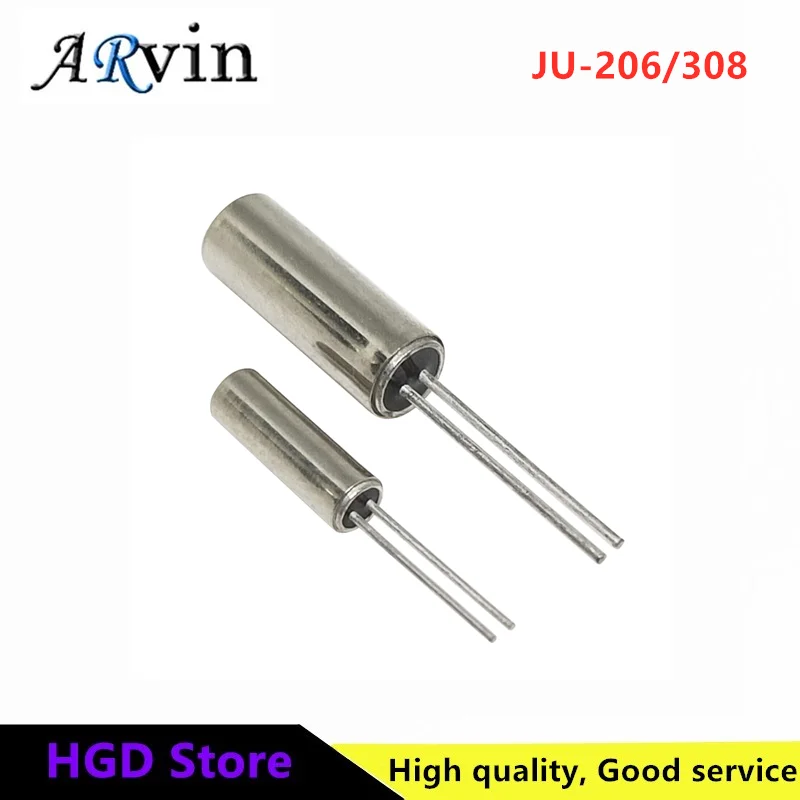 20pcs 2x6 valcový 32,768k kryštálový oscilátor 2*6 3*8 valcový 32,768 kHz 10ppm Ju-308 2*6