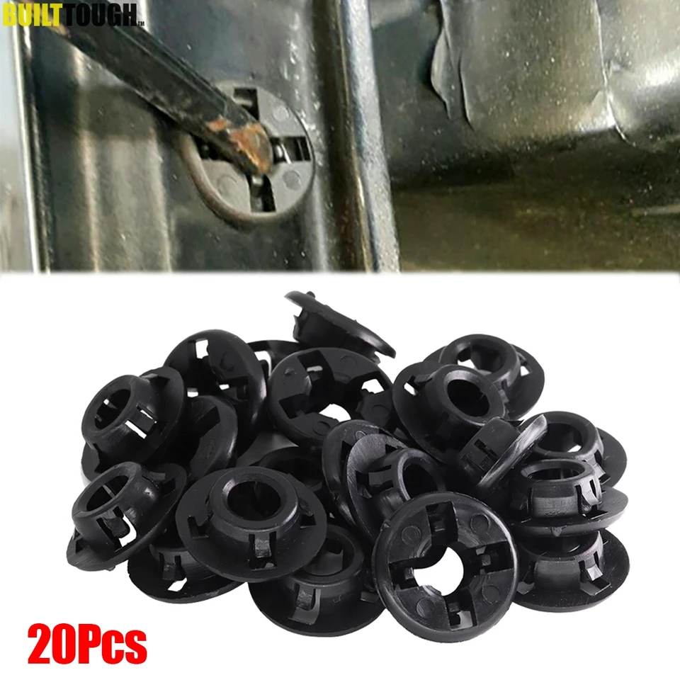 20pcs Car Hood Support Rod Grommet Froniders 9008048064 90480-15034 pre Toyota Corolla Matrix 2003-2008 Tacoma 2004-2014 PLACTIC