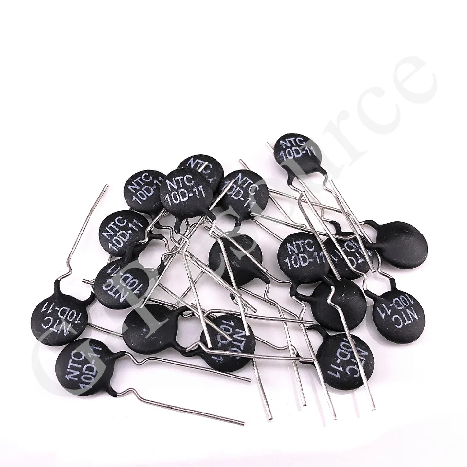 20pcs NTC 10D NTC10D termistor 10D-5 10D-7 10D-9 10D-11 10D-13 10D-15 10D-20