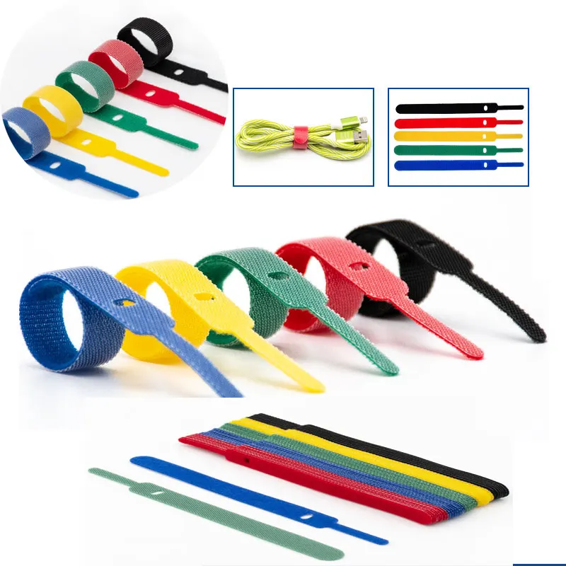 20pcs opakovane použiteľné upevňovacie káblové zväzky krava
