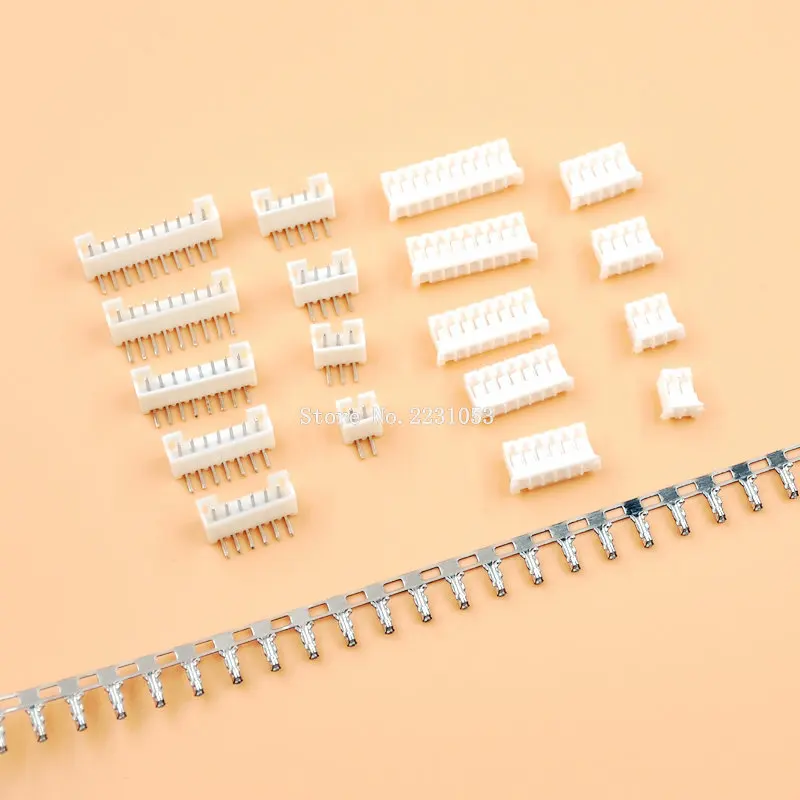 20sets pH2,0 pH 2.0 konektor pravého uhla ihly sedadlo+zástrčka+terminály 2p 3p 4p 5p 6p 7p 8p 9p 10p konektor rozstup 2.0