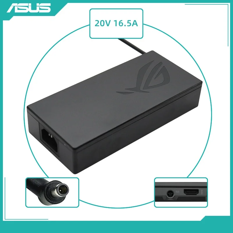 20V 16.5A 330W 6,0x3,7 mm nabíjačku napájacieho napájacieho zdroja pre ASUS pre ASUS
