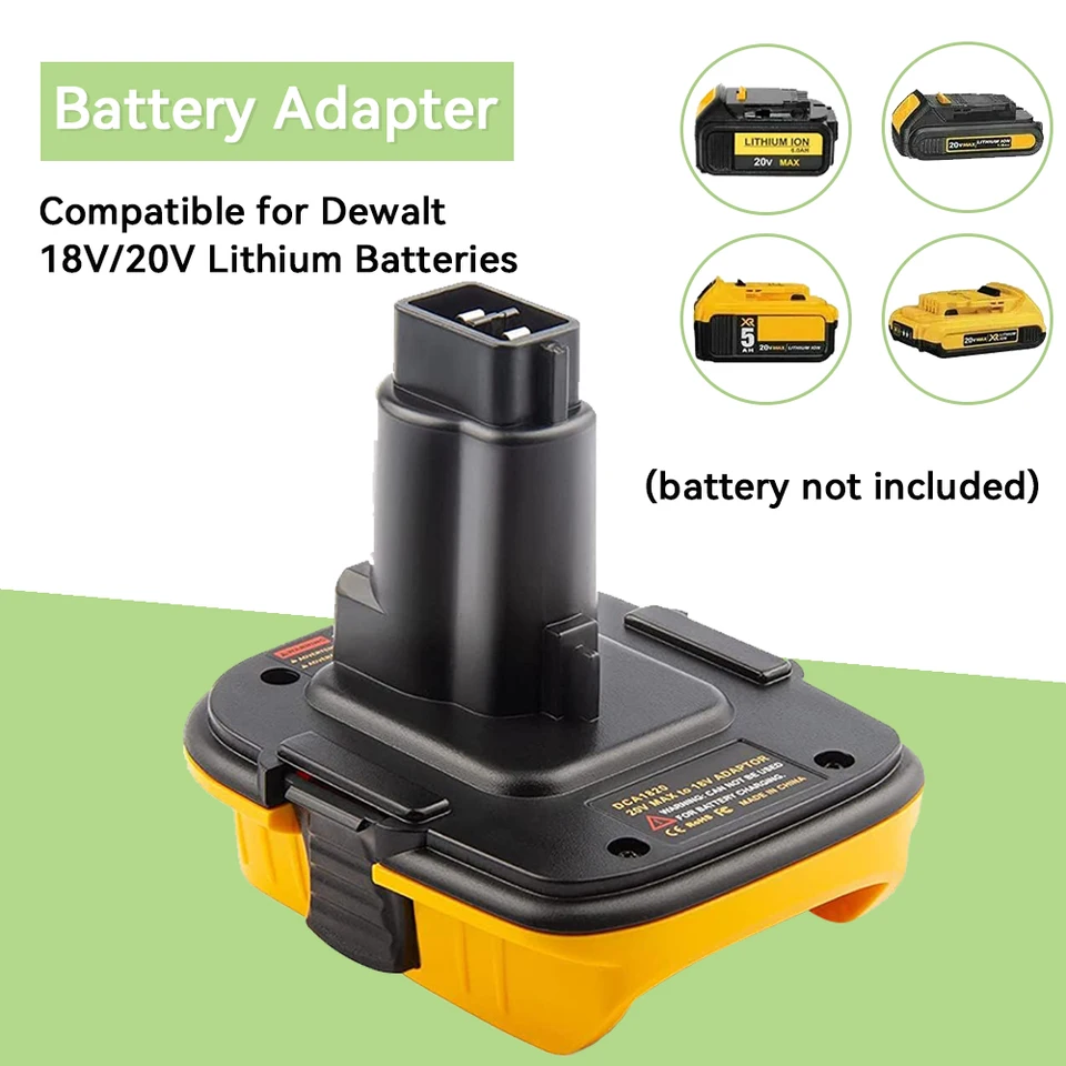 20V adaptér batérie DCA1820 pre nástroje Dewalt 18V Convert Dewalt 20V lítium batérie pre DC9096 DE9098 DE9096 s USB