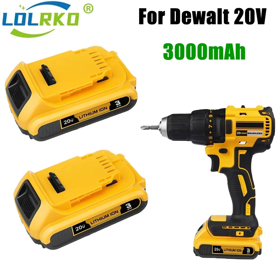 20V batérie 3.0AH DCB203 LI-ION batéria pre maximálne nástroje DCB205 DCB206 DCB200 DCB182 DCB180 DCB230 DCD DCF DCG Séria DCG