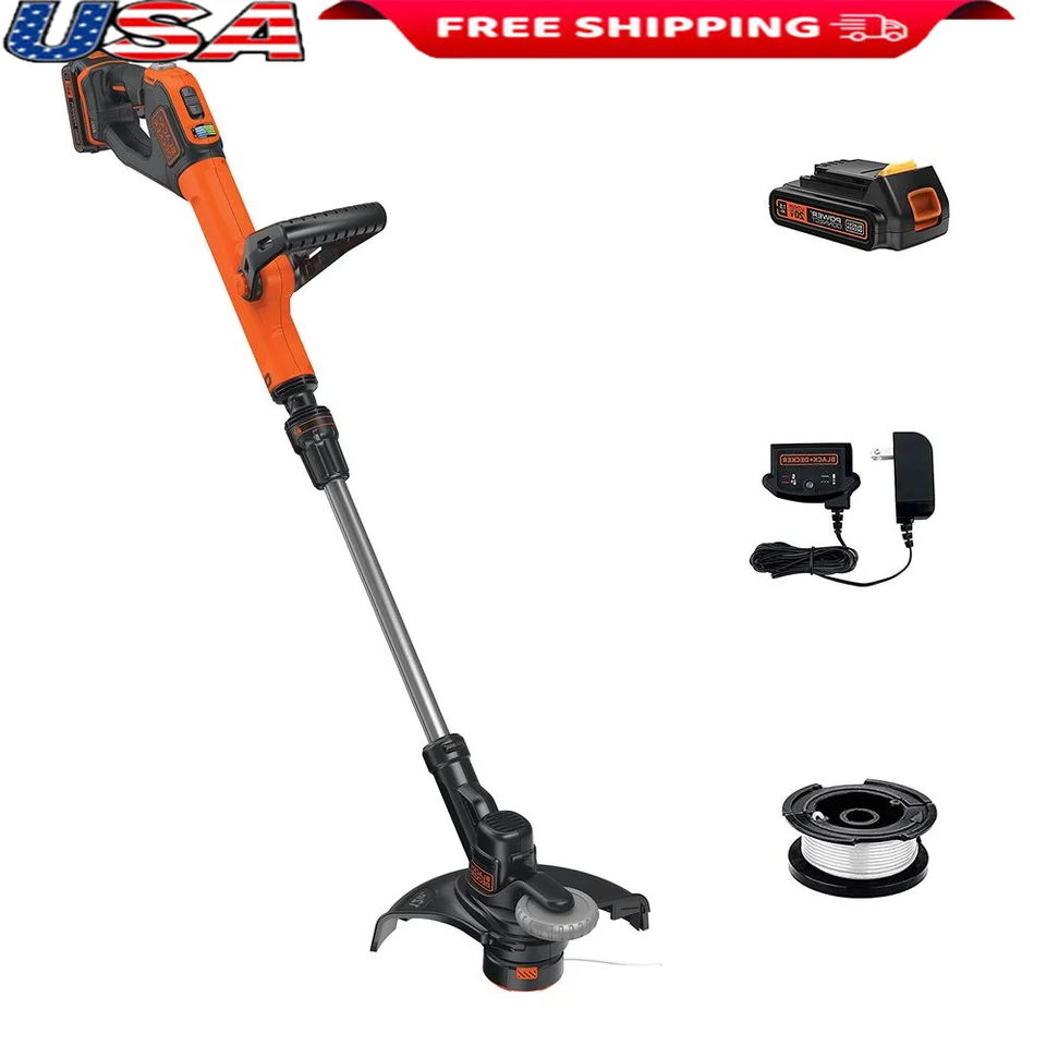 20V Max* String Retrumer Trimmer Edger Prevod pohonu napájacieho pohonu 2-stupňový ovládací systém Easy Feed System 12-palcový rezný súprava Swath Swath