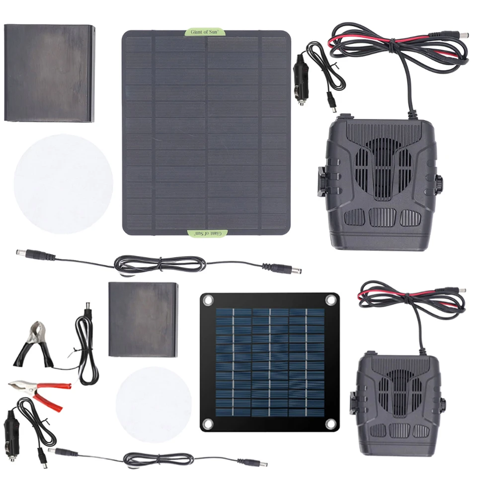 20W Solar -Poháňaný zimný elektrický ohrievač sušenia a kúrenie 12V 2A DEFOGER DEFROSTER DEFROSTER pre vonkajšie kempingové auto