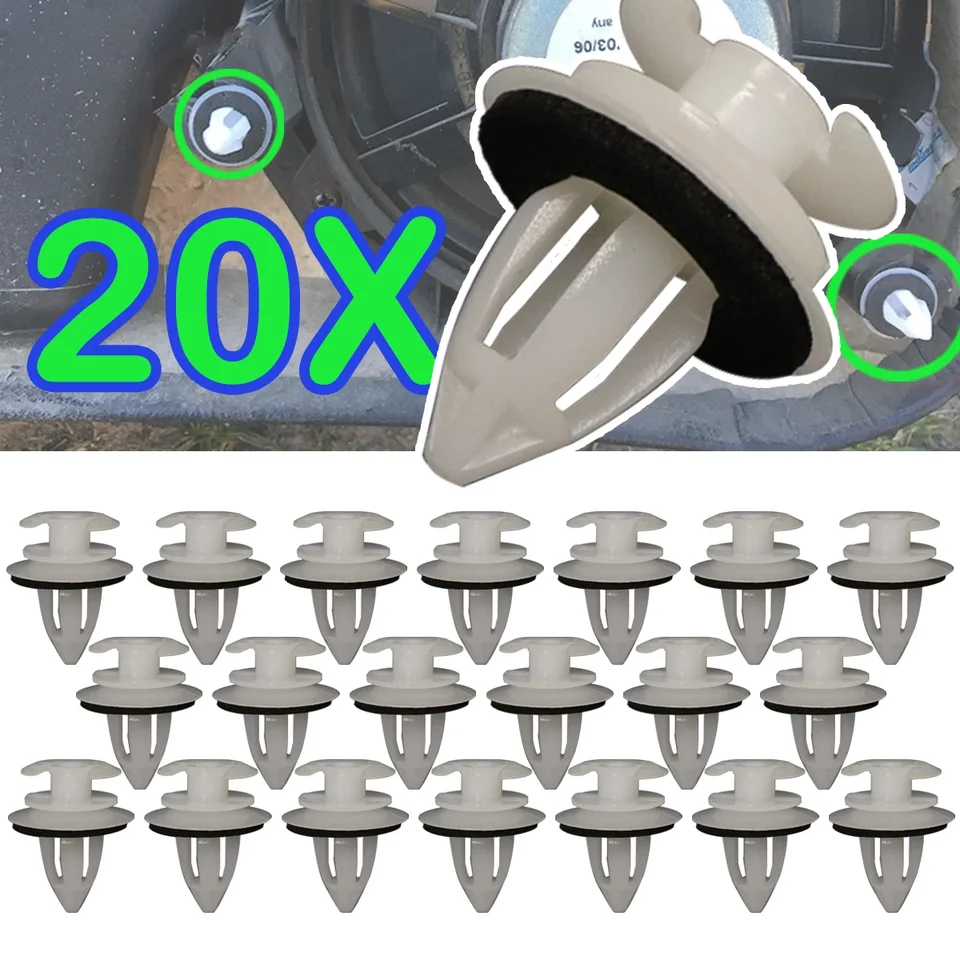 20x pre BMW X5 E53 E70 F15 F85 predný zadný interiér Plastové svorky Dverové karty Panel Panel Buboar Dashboard Bumper Covers Fascia Obšívanie