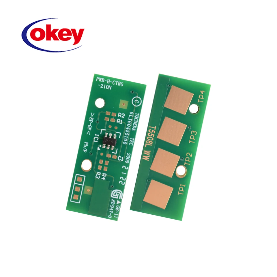 20x čip pre Toshiba T-5508 T5508 T-5508P T-5508U T-5508E Toner Chip Chip 5508 6508 7508 8508