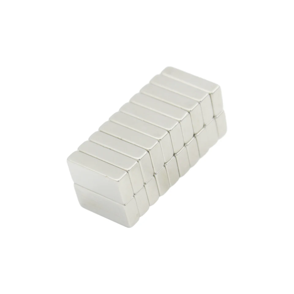 20x10x5mm silný list N52 NEODYMIUM Magnetické magnety Magnety hrúbka Trvalé silné Aimanty Permanentný magnet 20x10x5mm
