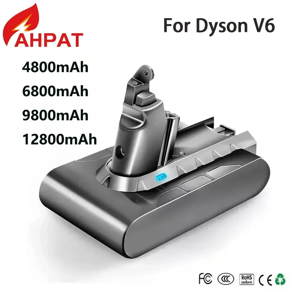 21,6V 12800AH pre výmenu batérie Dyson DC62 DC59 DC58 SV03 SV04 SV09 SLOW MOTOREAD SLOW ABLUTE AKTUÁLNEJ CEST