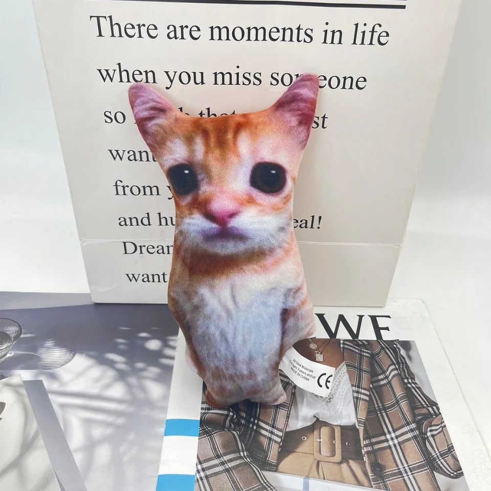 21 cm roztomilé plyšové hračky pre mačky El Gato