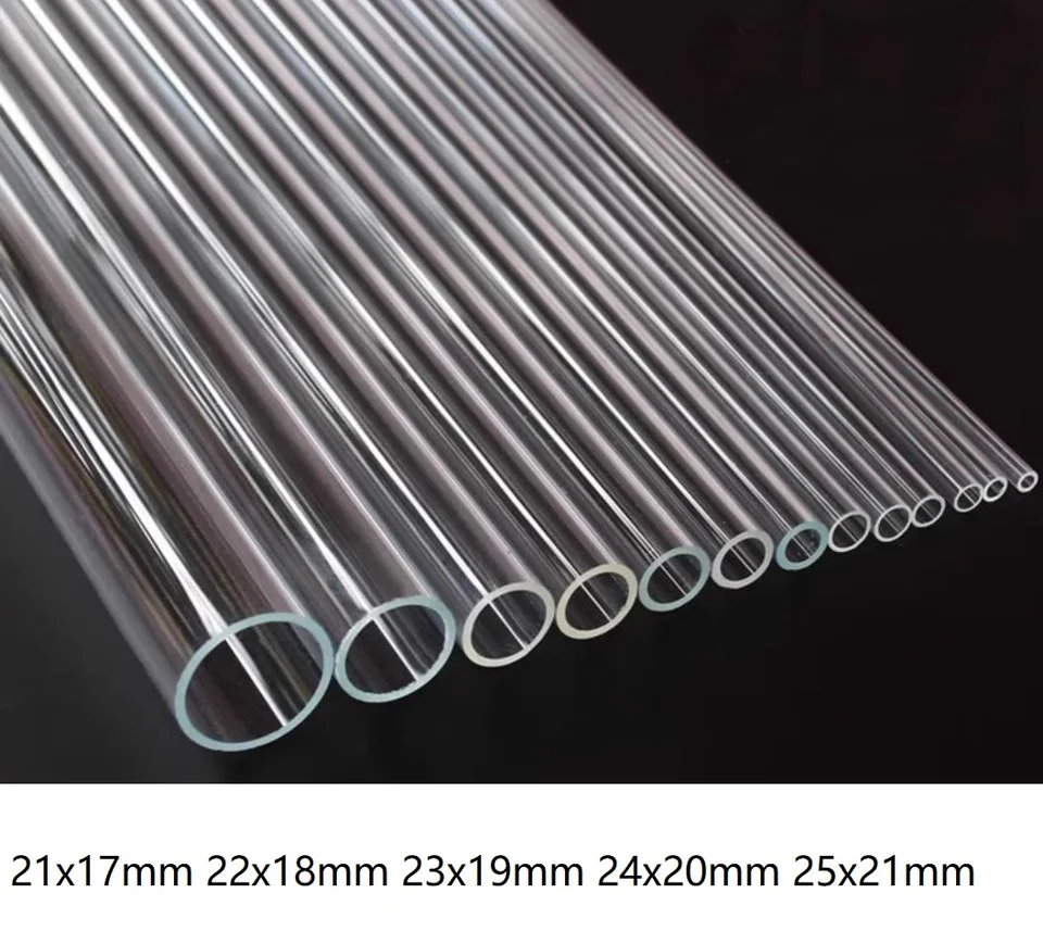 21 mm 22 mm 23 mm 24 mm 25 mm Od priehľadné akrylové trubicové trubicové potrubie PMMA PMMA TRUBY Clear Dutiny Organické sklo Perspex Hadoviny