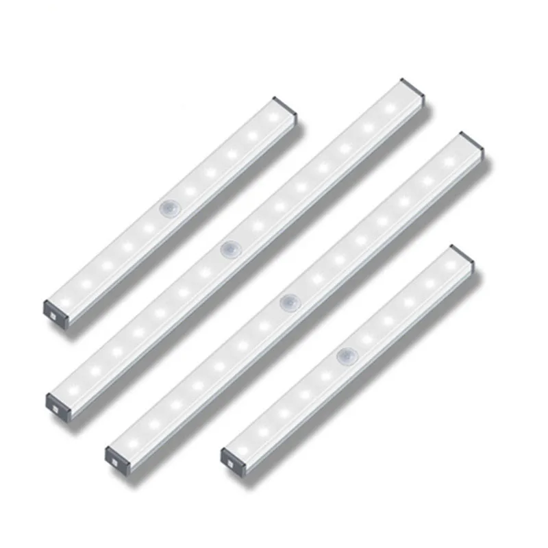 210 mm 297 mm snímač pohybu LED pod skrinkou Svetlo bezdrôtové skrinky Nočné svetlo USB nabíjanie pre spálňu kuchyňa vnútorné osvetlenie