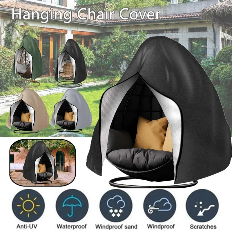 210d Oxford Handring Outdoor Courtyard Garden Swing Cover, Závesný kryt stoličky, kryt škrupín, visiaci kôš, dážď a prachový kryt