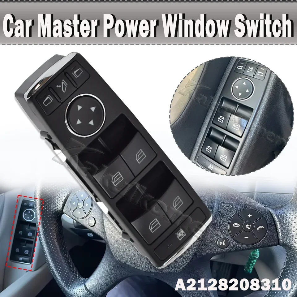 2128208310 Vysoká kvalita pre Mercedes W204 W212 CE Trieda Side Elektrické prepínač elektrického okna A2128208310 CE Trieda X204