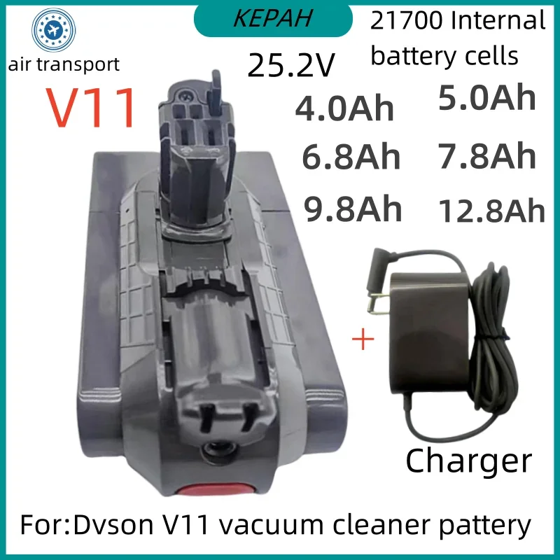 21700 Batéria 25,2V 12,8AH pre Dyson SV14 SV15 VACUUM CLUFFY Fluffy SV15 V11 Absolútne extra V11 Absolute V11 Animal 970145-02