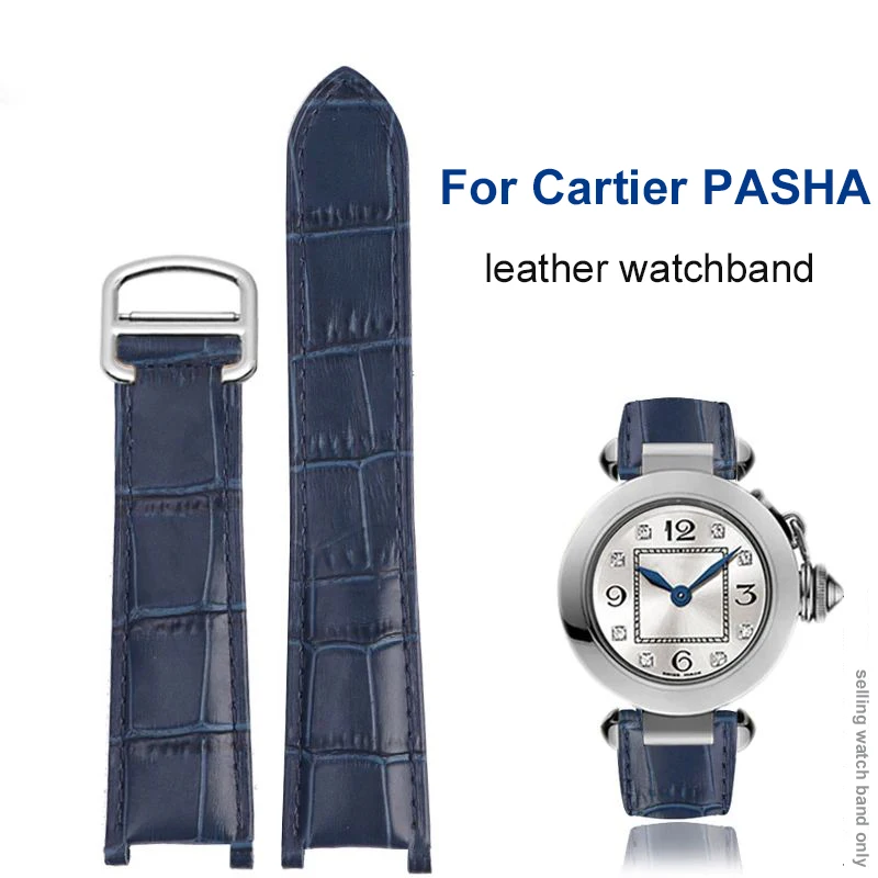 21x15 mm 20x12mm 18x10 mm pre Cartier Pasha Skladacie spona hodinky Strap Snap Leath Men Dám