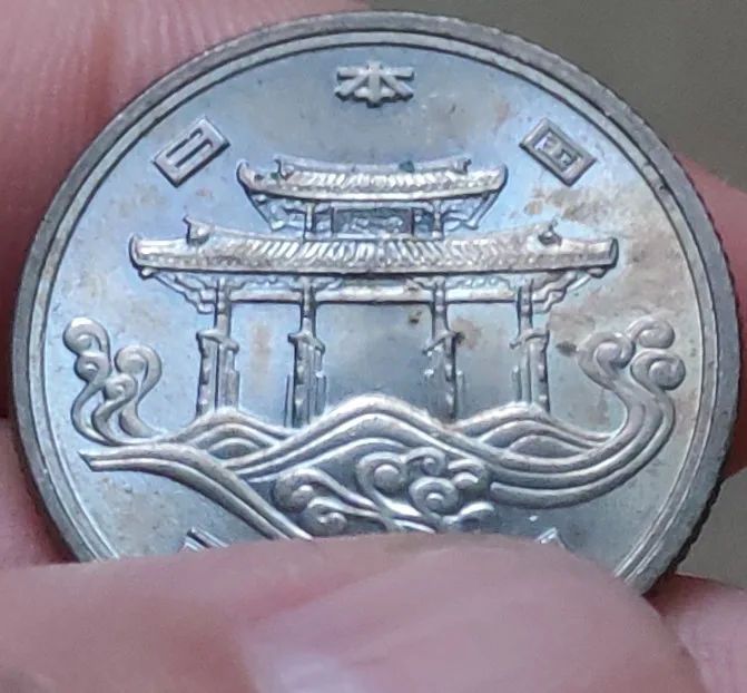 22,5 mm Okinawa Japonsko 1975, 100% skutočná originálna komemoratívna minca, pôvodná zbierka