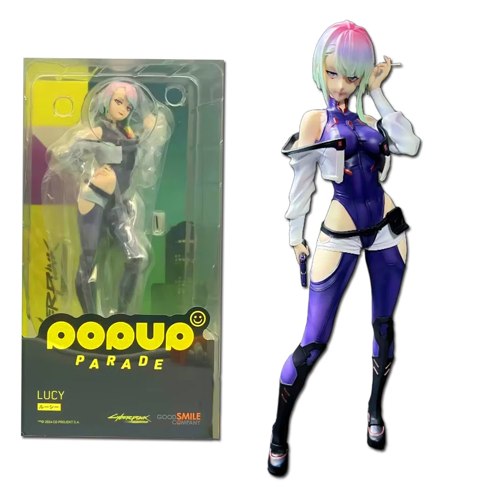 22 cm Anime Game Cyberpunk: Edgerunners Lucy postava stojaca anime modela hračiek zbierka darčekov
