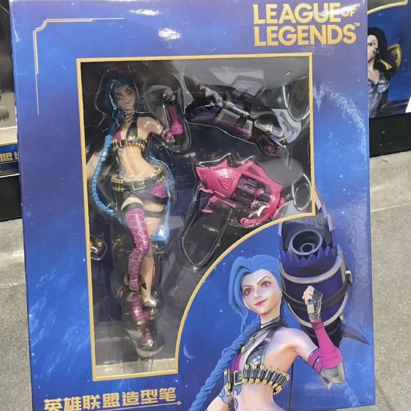 22 cm Anime League of Legends Figurine Luxanna Crownguard Lux ​​Kaisa Jinx Action Figure Tiktok Hot Halloween Chrismas Gift