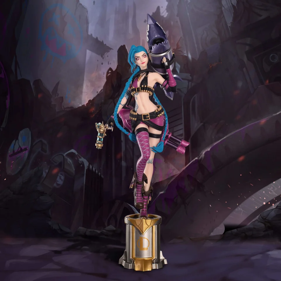 22 cm jinx Kaisa Luxanna League of Legends postava GK Anime Action PVC figurín Collection Model hračky pre chlapcov priateľ